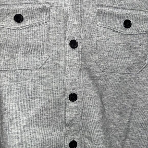 Art Class Boys Grey Button up L/S Fall Winter Shirt sizes S 6-7NWT - Picture 2 of 6